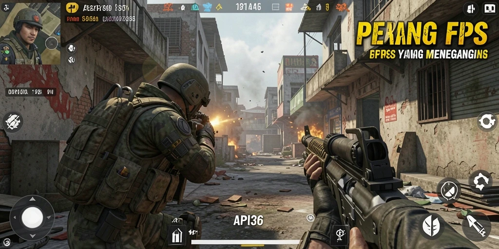 Tampilan gameplay yang mendebarkan dalam API36 dengan grafis memukau.