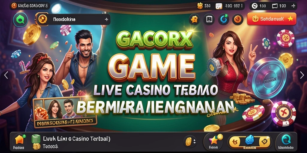 Tampilan gameplay GACORX yang menarik dan interaktif.