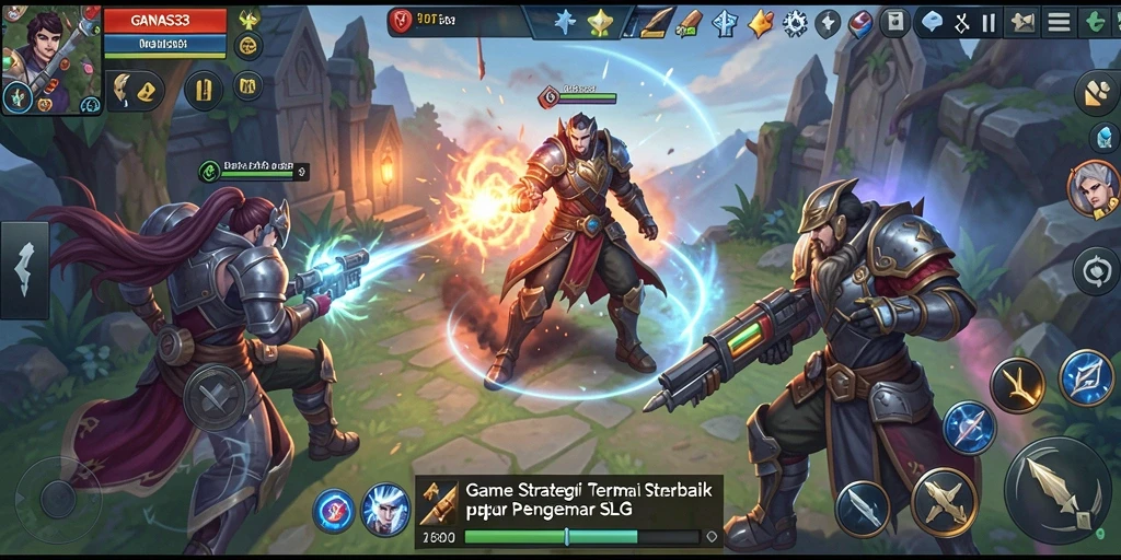 Screenshot menunjukkan gameplay mendebarkan dari <strong>GANAS33</strong> dengan suasana strategis.