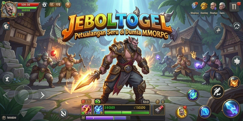 Tampilan gameplay menarik dari JEBOLTOGEL dalam dunia MMORPG.