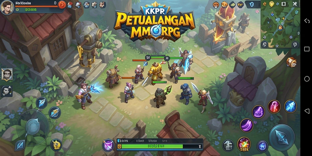 Tampilan gameplay <strong>KKRP</strong> yang epik dan mendebarkan di dunia MMORPG.