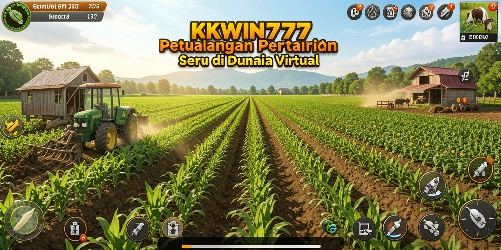 Gameplay seru KKWIN777 yang menampilkan pertanian yang menyenangkan.