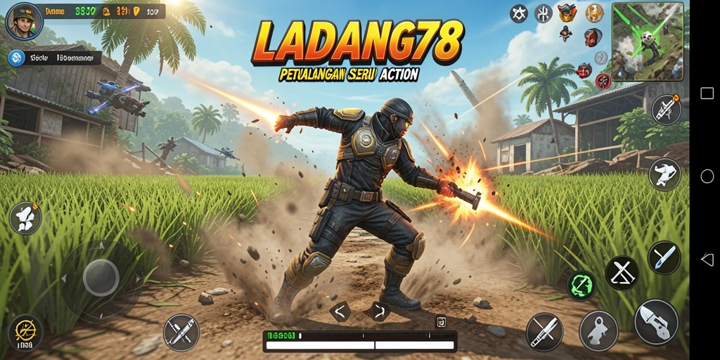 Gameplay seru dan mendebarkan dari LADANG78.