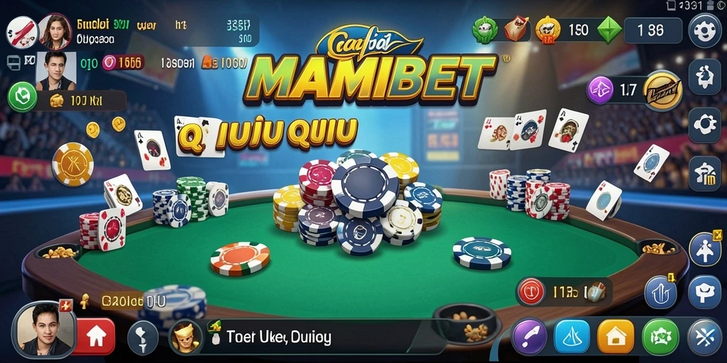 Tampilan gameplay QiuQiu yang menarik di MAMIBET.