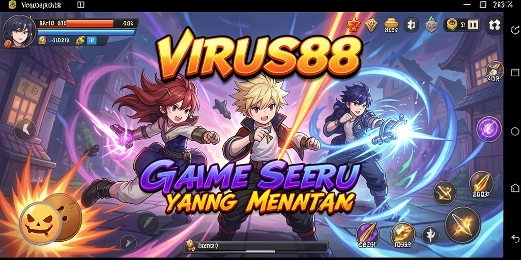 Screenshot gameplay <strong>VIRUS88</strong> menunjukkan aksi seru dalam dunia Anime.