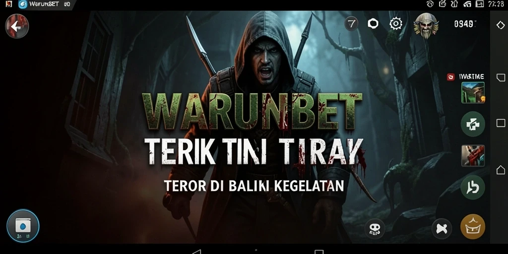 Screenshot utama WARUNGBET menampilkan suasana permainan Horror yang menyeramkan.